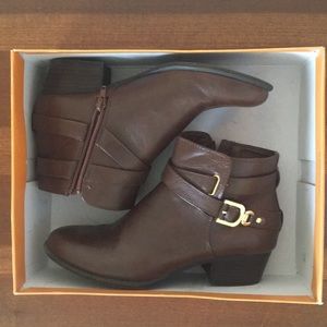 Brown Unisa Ankle Booties